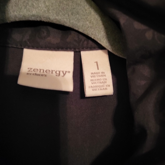 Chicos Zenergy Black Travel Vest - Picture 3 of 4
